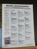 Model Railroading 1989 September FEC GP9 diesel detailing Caboose detailing MEC