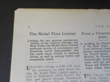Railroad Employee, The 1931 October V41 #7 Nickel Plate Limited New York Chicago