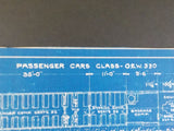 Blueprint Passenger Cars Class O.E.W. 330     Car No. 4664