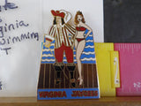 Jaycees Virginia Pirate Cavalier Miss Virginia in swimsuit   PIN