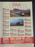 Railway Magazine 1990 April Tale of 2 Deltics Art of David Weston ECML more spee