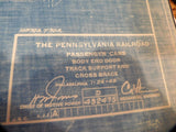 Blueprint PRR Passenger Cars, Body End Door, Track Support a