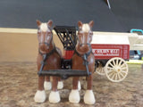 Ertl Horse & Delivery Wagon bank The Golden Rule Wyoming