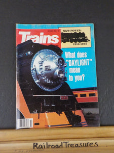 Trains Magazine 1984 October What does Daylight mean to you? N&W power 1910-1955