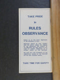 Conductor’s instructions for Preparing CSX Transportation 1986 October