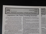 News from the National Association of Railroad Passengers 1995 COMPLETE YEAR Lot