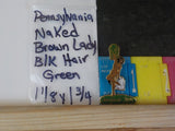 Jaycees Pennsylvania Nude Dark Skin Black Hair Green with Pom Pom  PIN