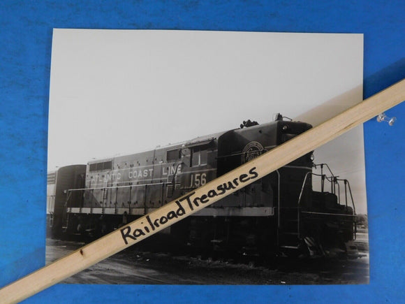 Photo Atlantic Coast Line Railroad Locomotive #156  8 X 10 B&W