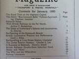 Railway Magazine 1950 January  Duke of Sutherland's Saloons and Locomotives
