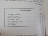 TTOS Bulletin Vol 10 #6 1975 June Toy Train Operating Society Puffing Billys