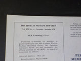 Trolley Museum Dispatch 1978 November-December Vol XXI No 6 Seashore