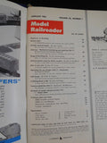 Model Railroader Magazine Complete year in MR blue binders 1961  12 issues