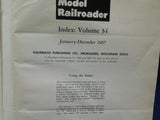 Model Railroader Magazine Bound Volume 34 1967