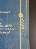 Blueprint Chart New York Central RR Classification & Weights Electric & Oil Ele