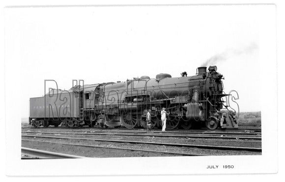 PHOTO Pennsylvania Railroad #383 Locomotive Photo  PRR  3 X 5 inches B&W