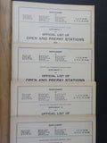 Official List of Open & Prepay stations #81 November 1966 w/supplements