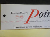 EMD Pointers 1964 August 7 Correct rack settings procedure