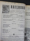 Railroad Magazine 1954 August Treat your horse to a train ride TP&W locos Horse