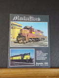Mainline Modeler 1990 November Recycled tank cars Mail cranes GN heater cars