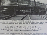 Railroad Enthusiast 1943 December New York and Maine Power Steam vs diesel