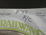 Garden Railways Magazine 1992 March April 0-4-0 Porter Conversion Wendy's Diner