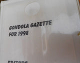 Gondola Gazettes1998 Lot of 12 Binder