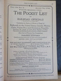 Pocket List of Railroad Officials #236 1953 4th quarter