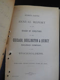 Chicago Burlington & Quincy Railroad Company Annual Report 1903 June 30