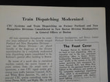 Boston & Maine Railroad Employee Magazine 1958 May June July Train dispatching m