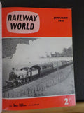 Railway World Bound Vol. XXII Jan-Dec 1961