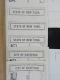 Hartford and Wethersfield Horse Railway Co. Charges Lot of 6:1878-1890