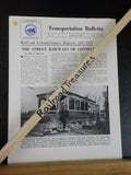 Transportation Bulletin #52 1958 September RR Commissioners Reports  NRHS