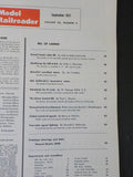 Model Railroader Magazine 1971 September N scale wheel standards