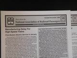 News from the National Association of Railroad Passengers 1999 COMPLETE YEAR Lot