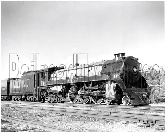 PHOTO Canadian Pacific #2857 Midhurst Ontario 1960 8x10