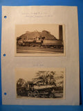 Photo Illinois Central Locomotive #2708 and #1156 steam Black & White (2)