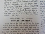 White Tops Circus Magazine 1934 October November Tragic Sacrifice