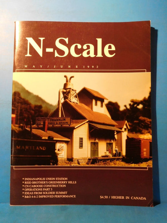 N Scale Magazine 1992 May June Reid Brother’s Greenberry Hills