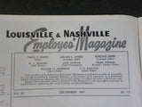 Louisville & Nashville Employee Magazine L&N 1952 December