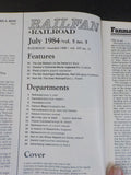 Railfan & Railroad Magazine 1984 July Last Baldwin on the Delta