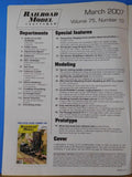 Railroad Model Craftsman Magazine 2007 March Scratchbuild water tank Scenery tip