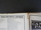 Canadian Pacific Railway Lines Public Timetable 1930 May 18 Eastern Lines