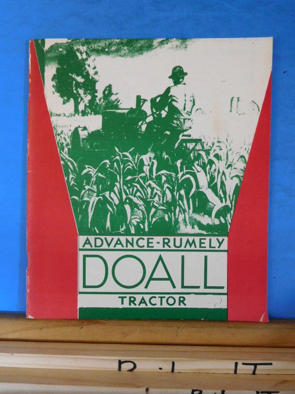 Advance-Rumely DoAll Tractor Catalog REPRINT