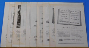 Ads Southern Railway System Lot #22 Advertisements from various magazines (10)