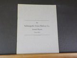 Indianapolis Union Ry Co Annual Report 1915  MAP