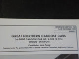 Great Northern Goat Reference Sheet #194 December 1992 Caboose cars 36' X-320