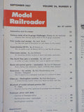 Model Railroader Magazine 1957 September Camera study an O gauge challenge Treee
