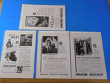 Ads Union Pacific Railroad Lot #35 Advertisements from various magazines (10)