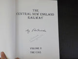 Central New Engand Railway Story Vol II The C.N.E. by R.W. Nimke w/DJ   Signed