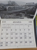 Anthracite Railroads Historical Society Calendars  Lot of 3 1984  1989  2000